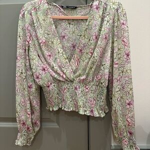 Zara Floral Blouse